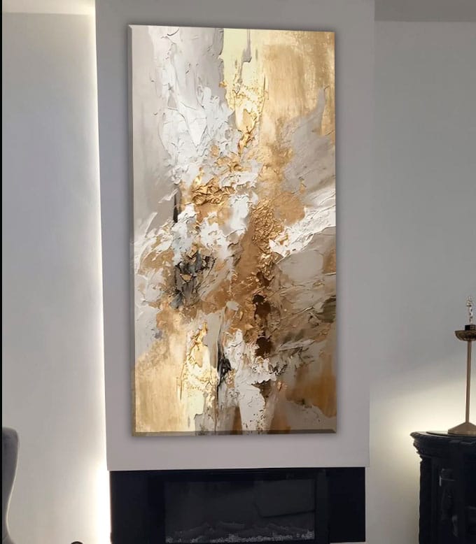 Abstracto Gold 130x220cm