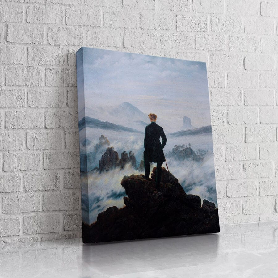 El caminante sobre el mar de nubes - Caspar David Friedrich