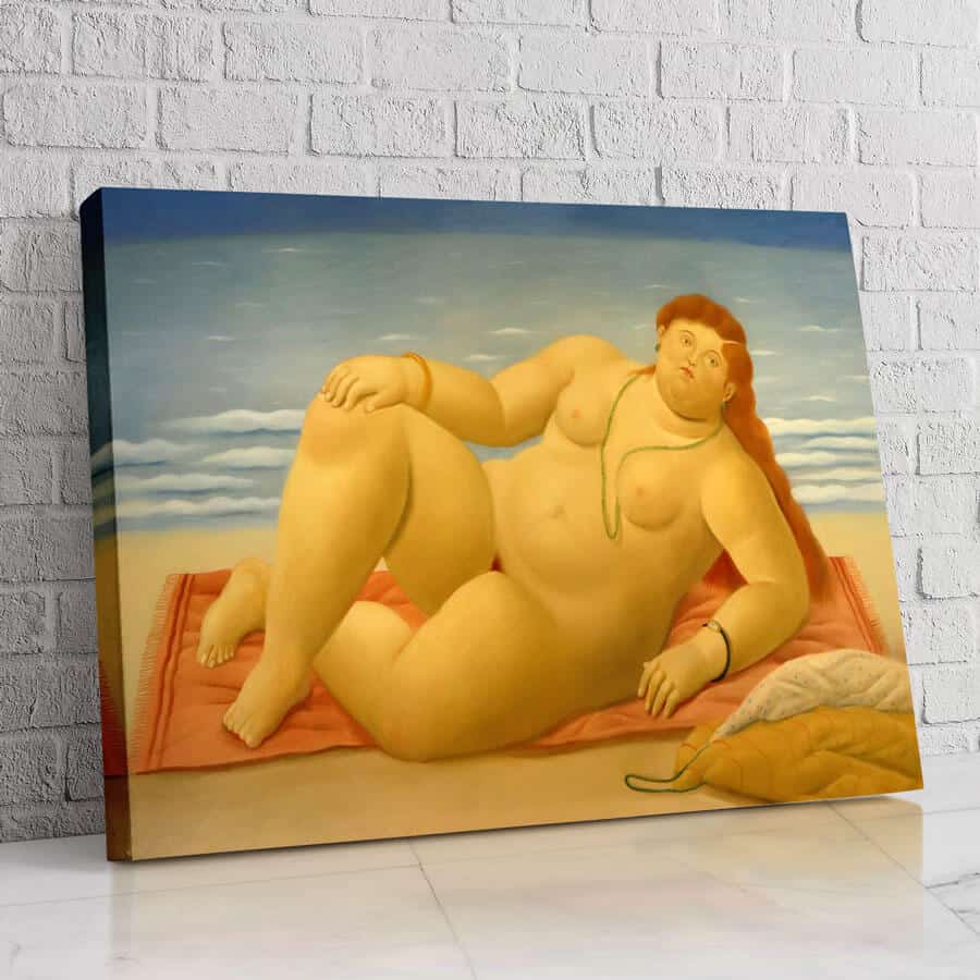 La playa - Fernando Botero