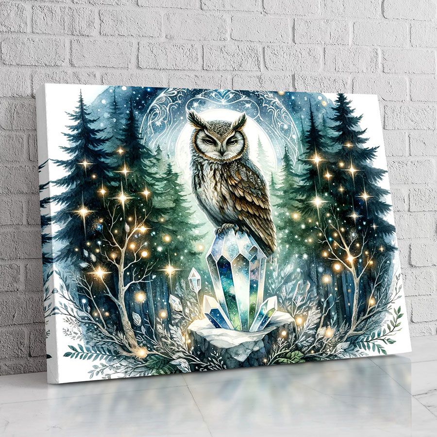Búho de Cristal Forestal
