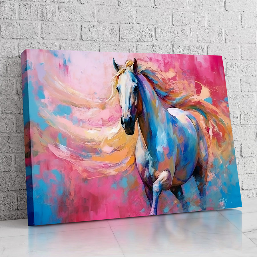 Caballo Rosa Celeste