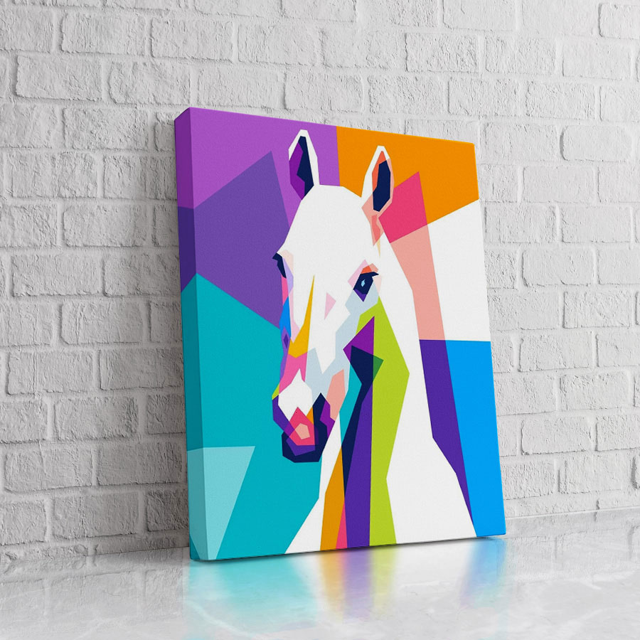 Caballo Pop Geométrico