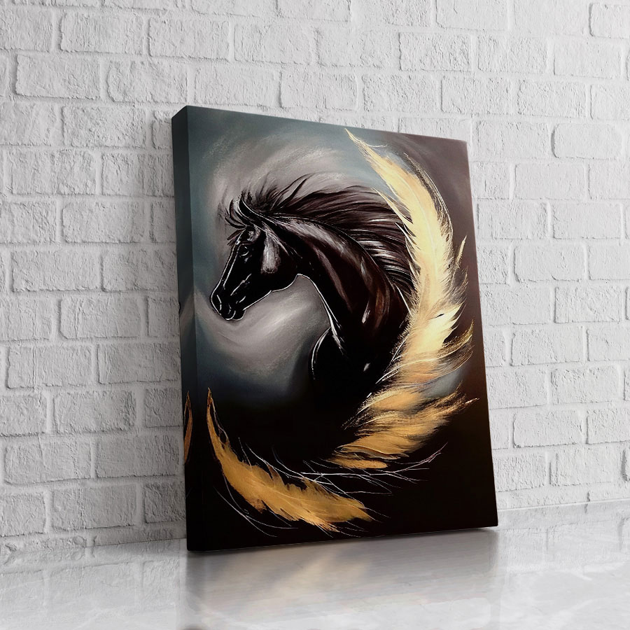 Caballo Remolino Oscuro