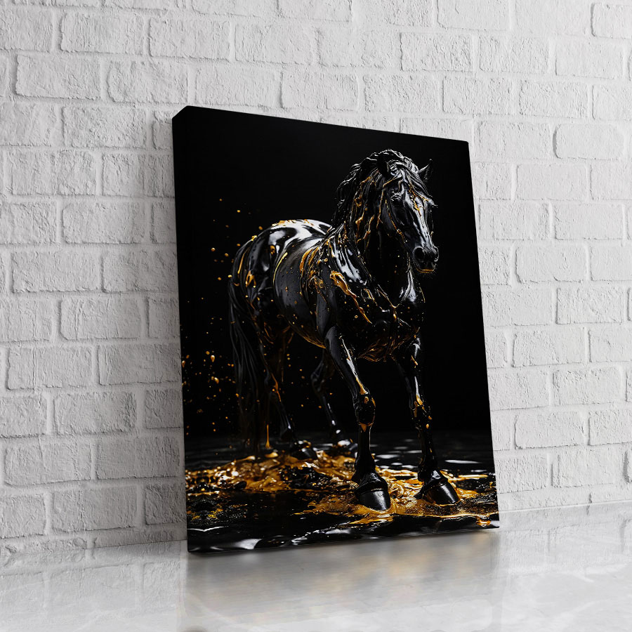Caballo Ébano de Oro