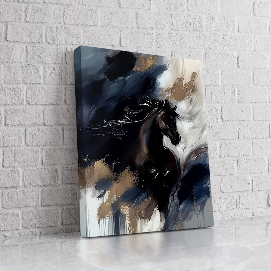 Caballo Abstracto de Tinta