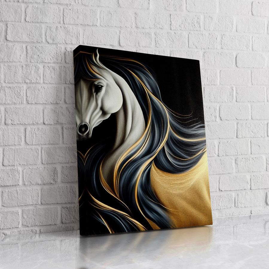 Caballo de Seda Azul