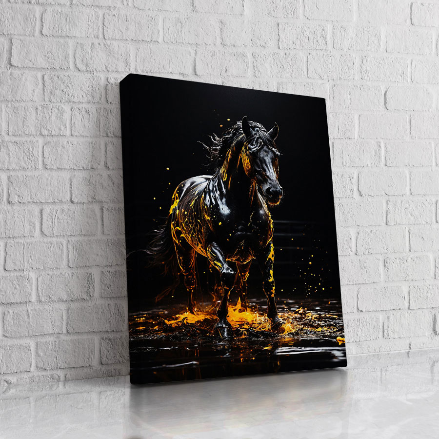 Caballo de Obsidiana Ardiente