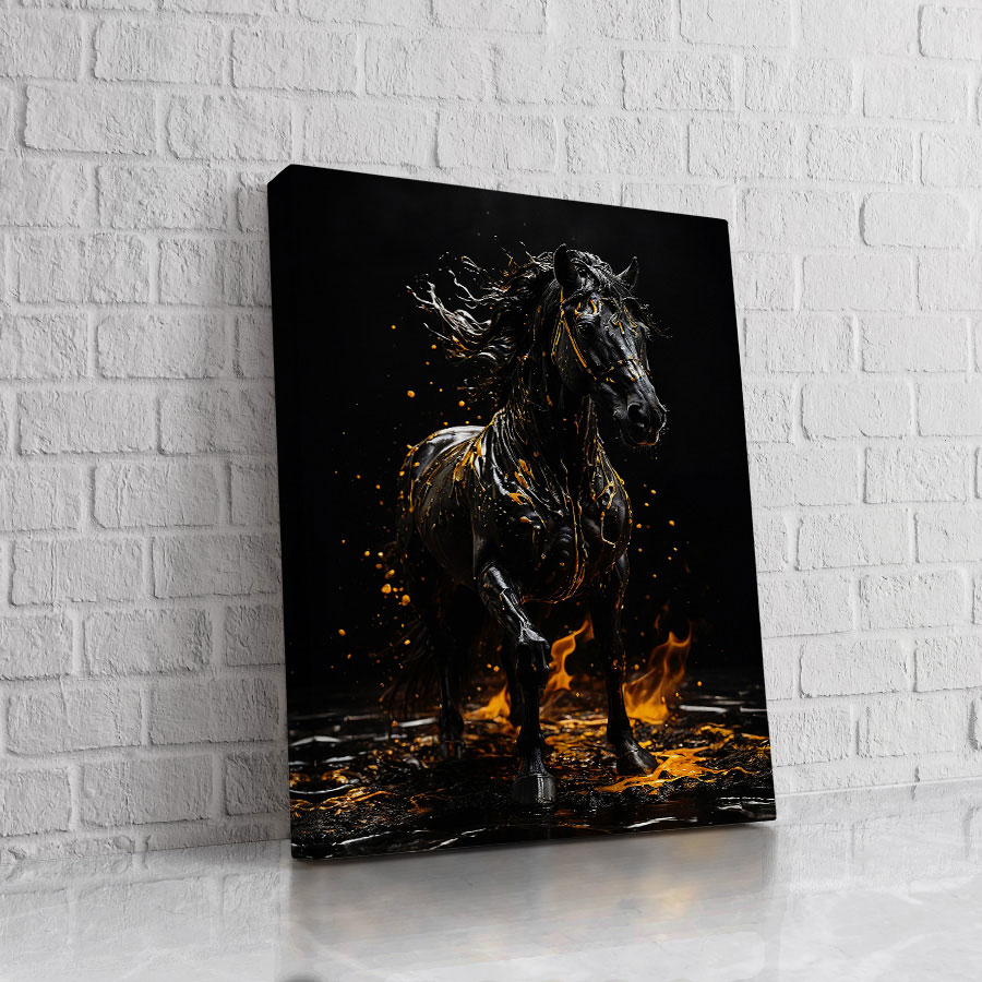 Caballo de Lava Negra II