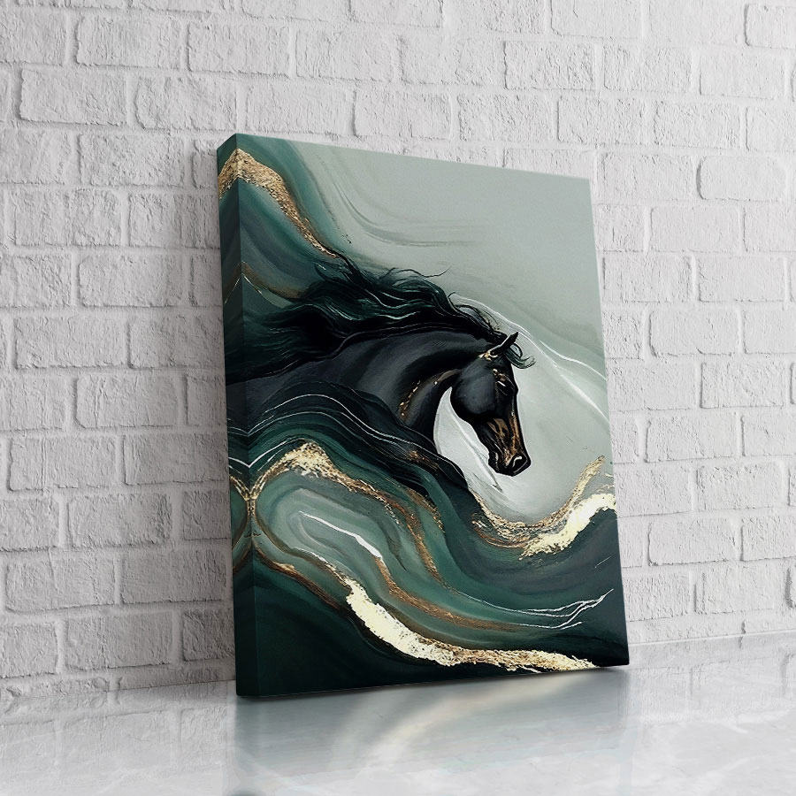 Caballo de Niebla Verde