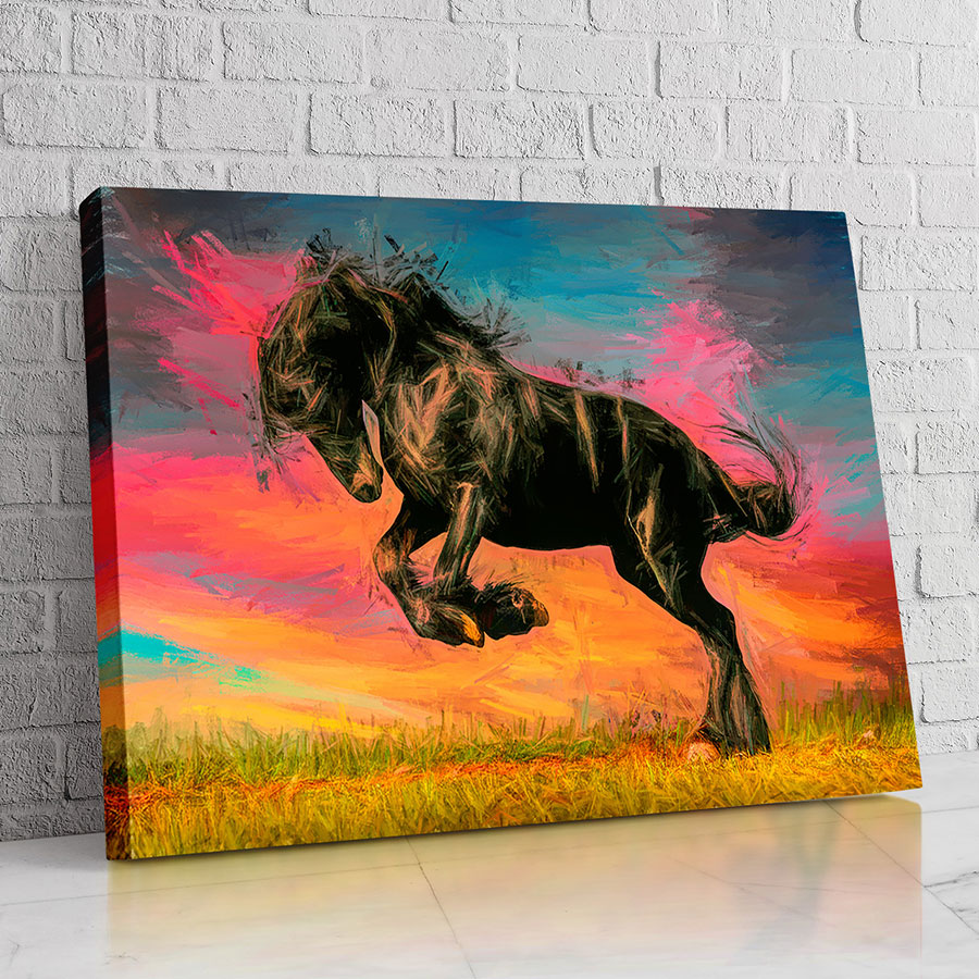 Caballo del Cielo Carmesí