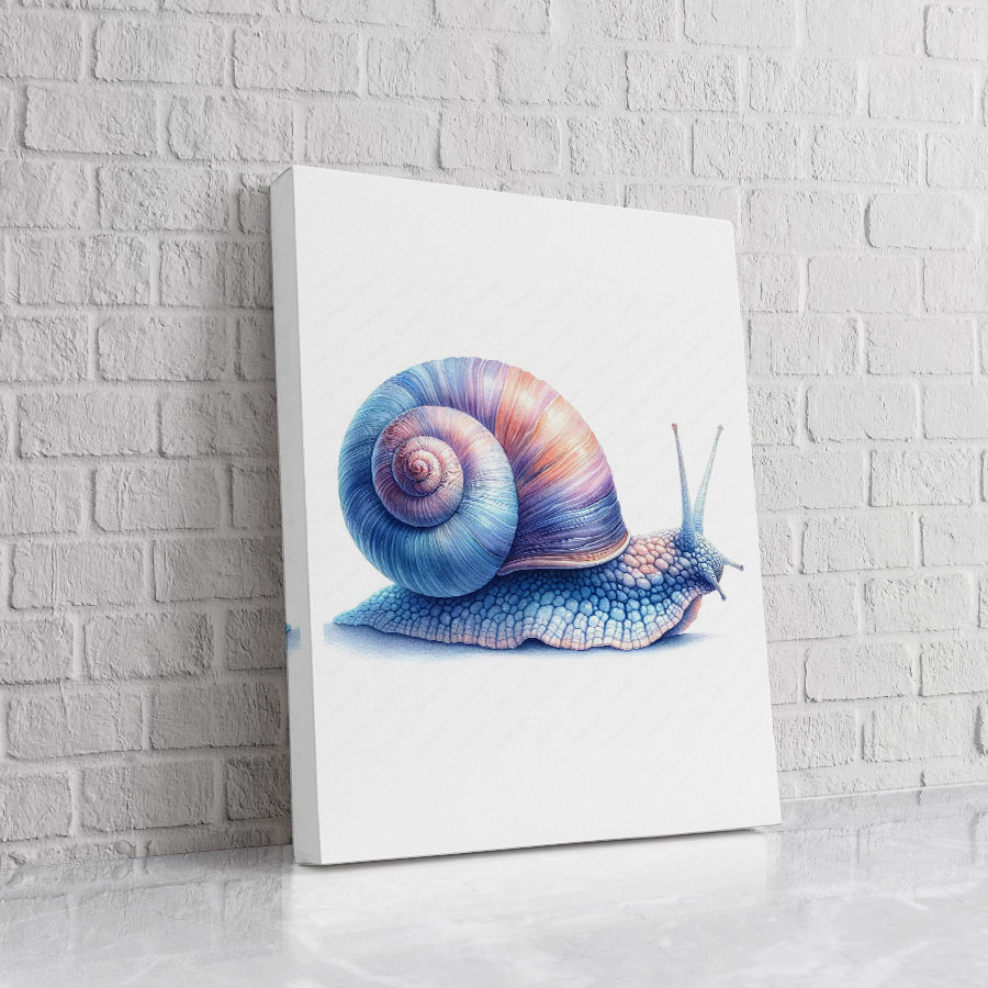 Caracol Pastel Azul