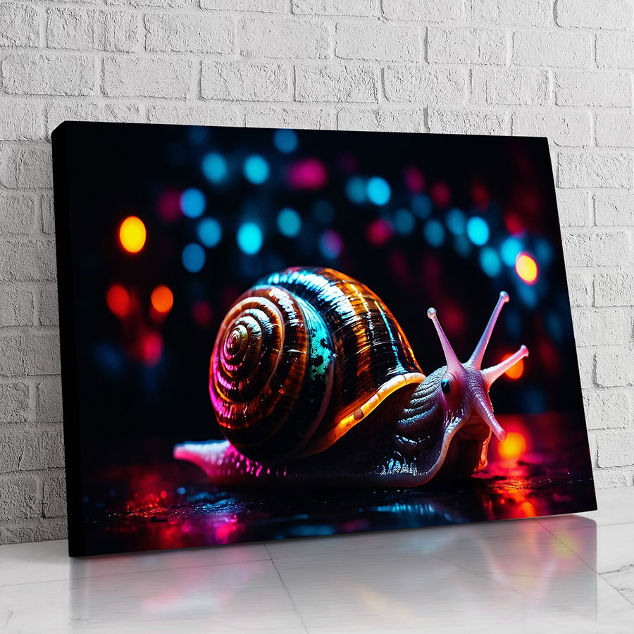 Caracol de Luz Magenta