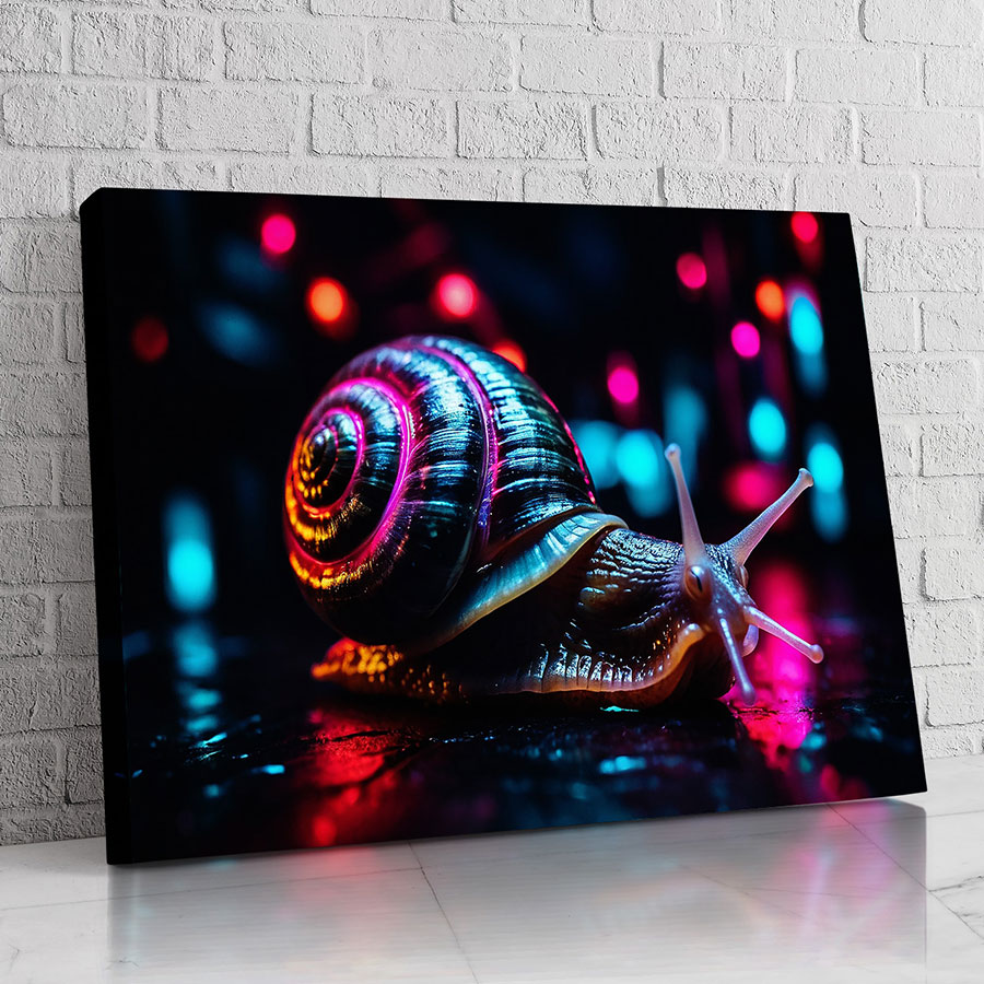 Caracol Neón Fucsia