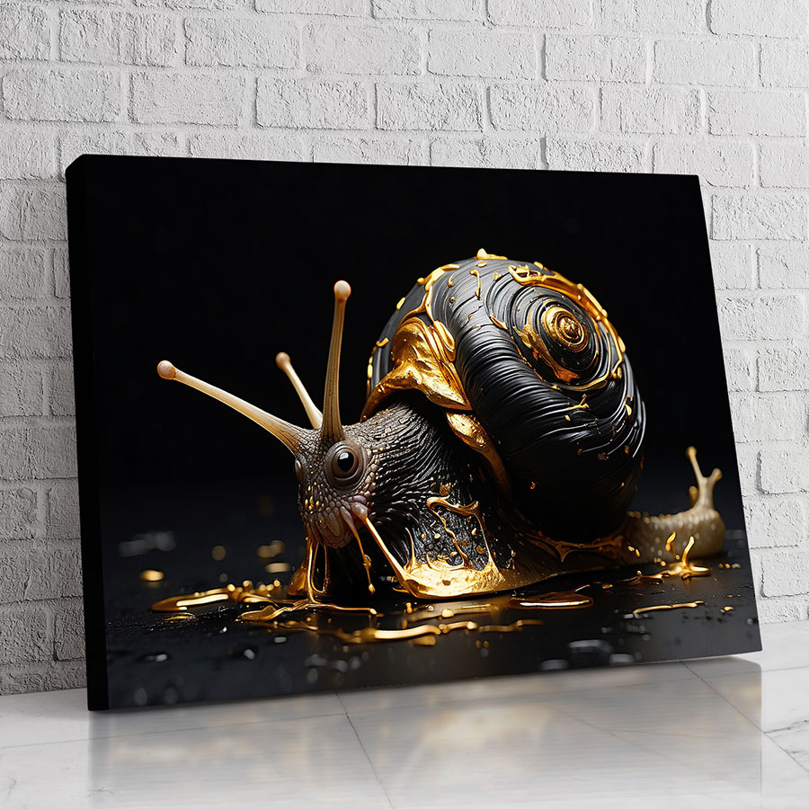 Caracol de Tinta Dorada
