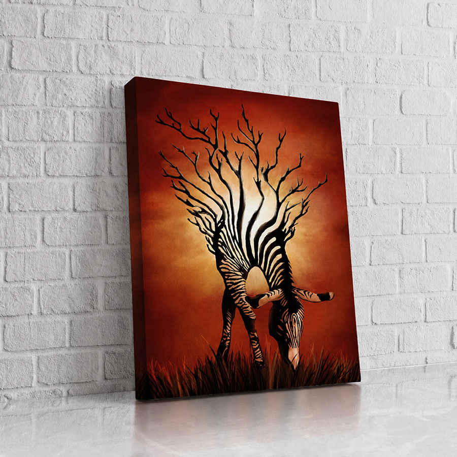 Cebra Fuego Tribal