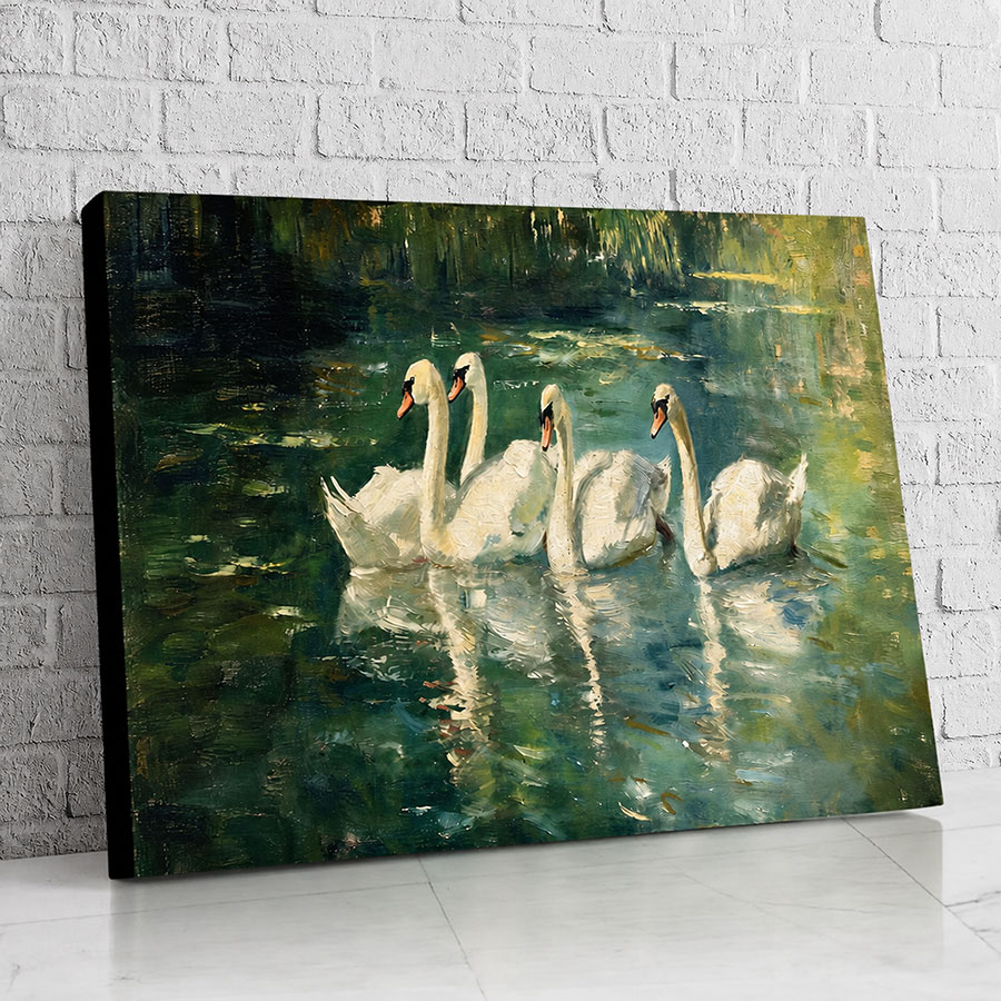 Cisnes Lago Esmeralda