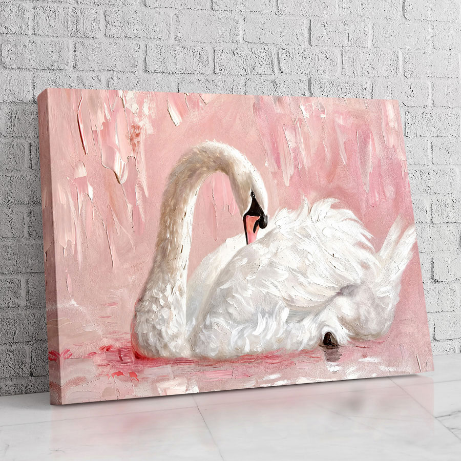 Cisne Jardín Rosa