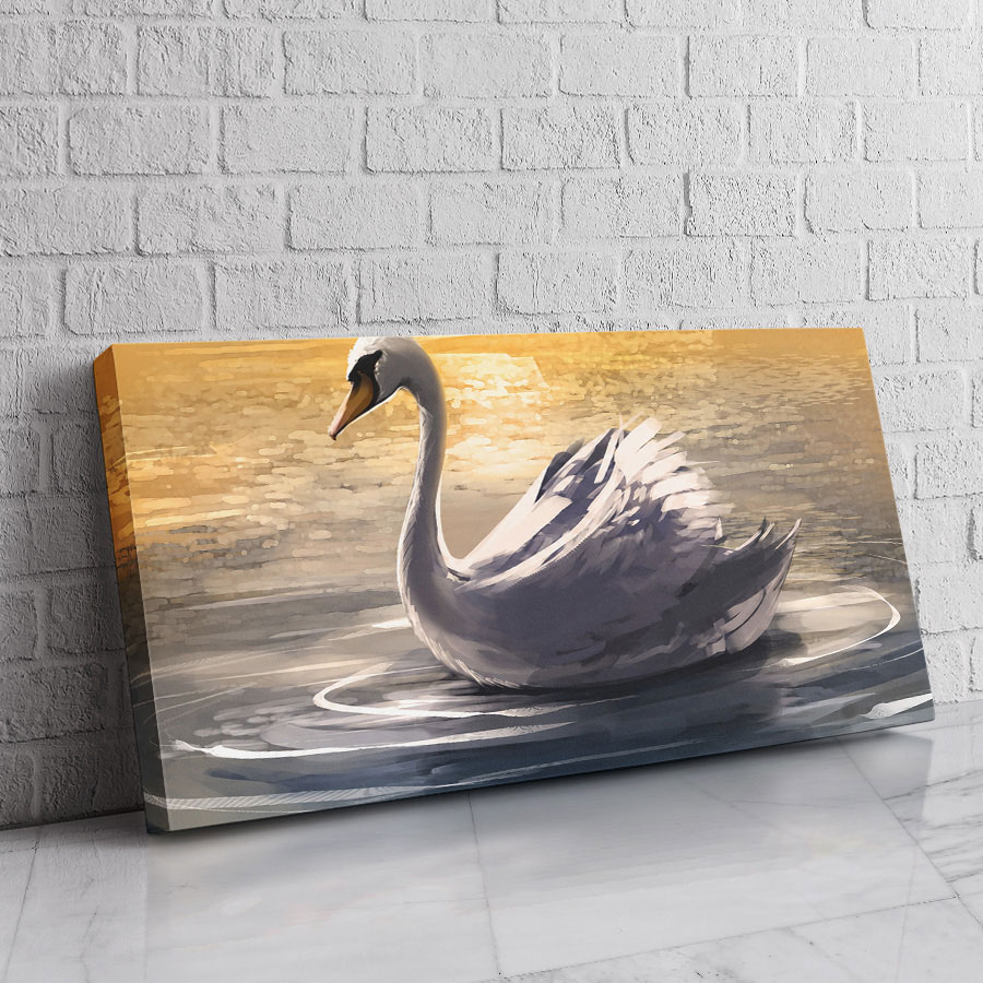 Cisne Reflejo Dorado