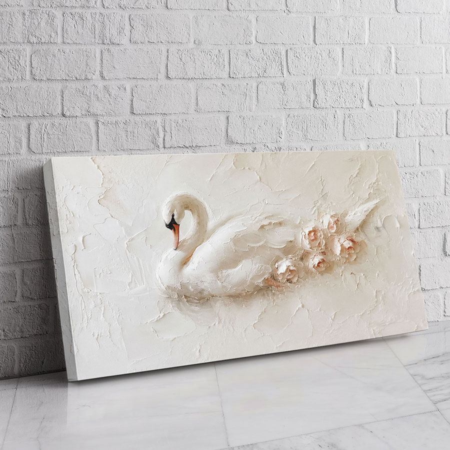 Cisne Relieve Floral