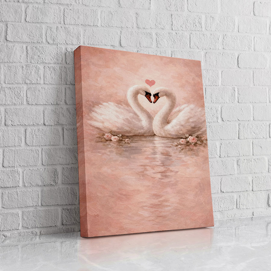 Cisnes Corazón Rosado