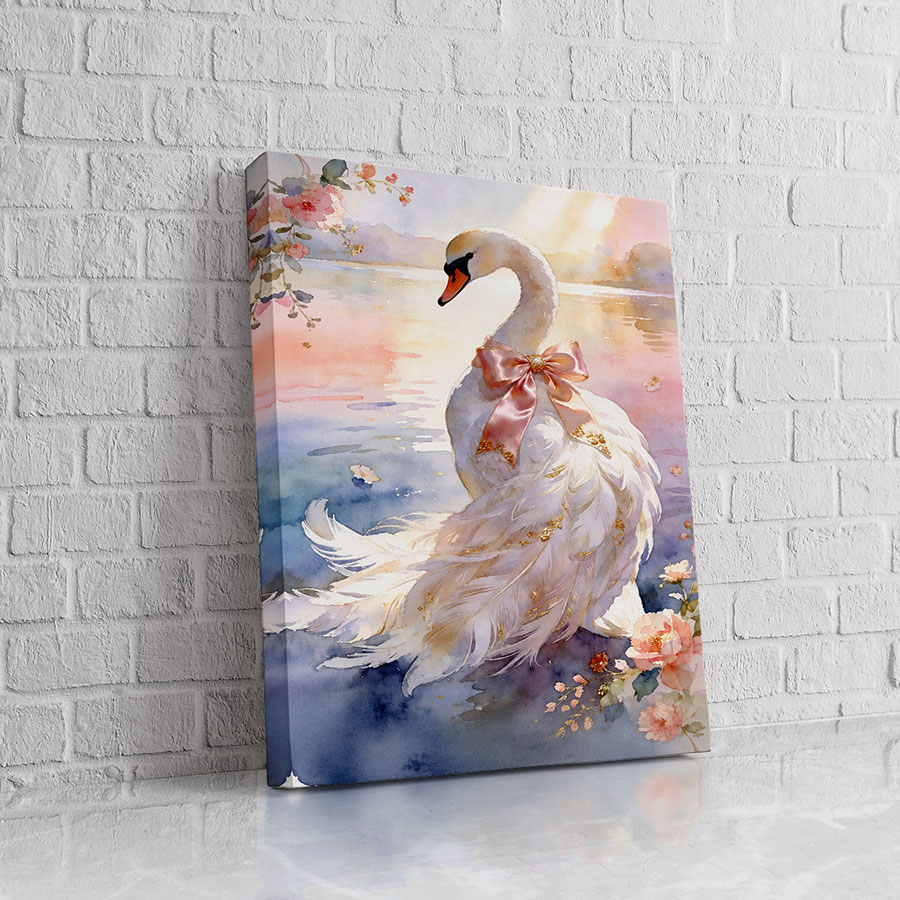 Cisne Alas de Acuarela