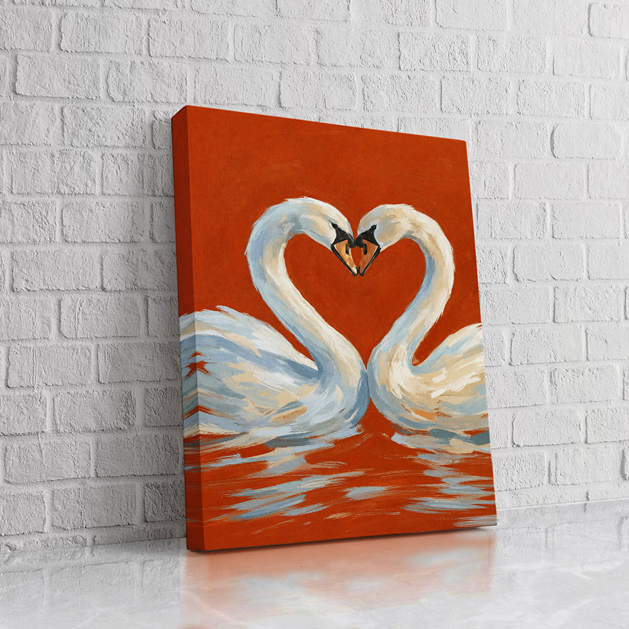 Cisnes Corazón Coral