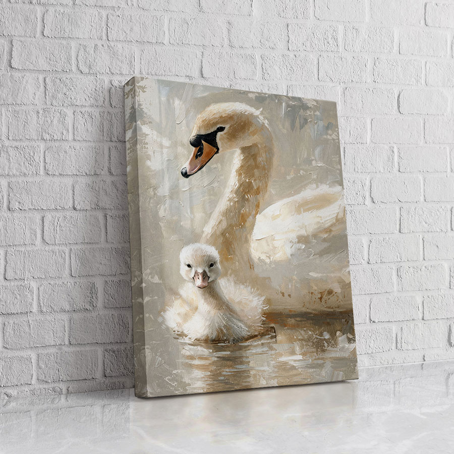 Cisne Madre e Hijo