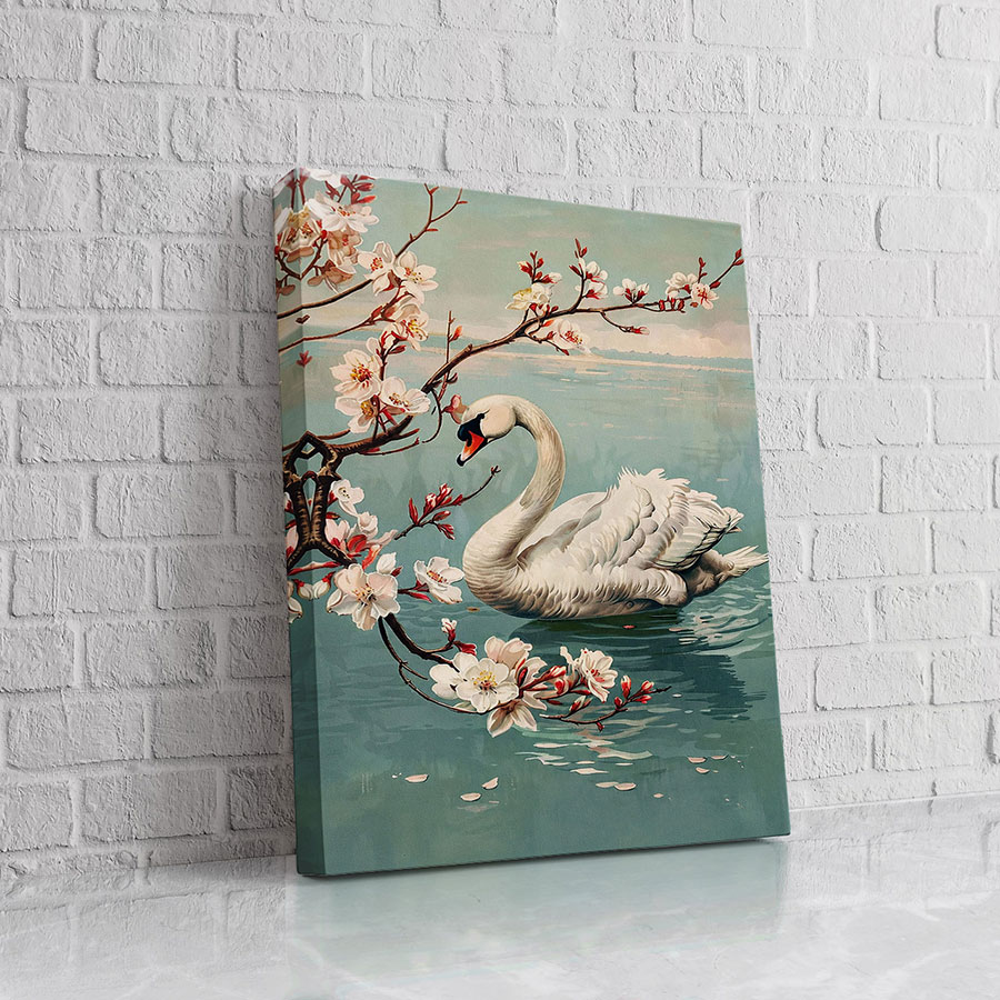 Cisne Sakura Celeste