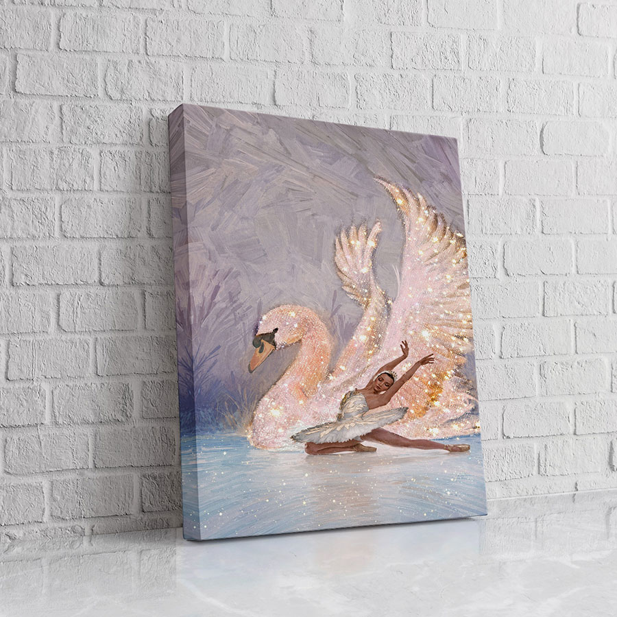 Cisne Ola Abstracta