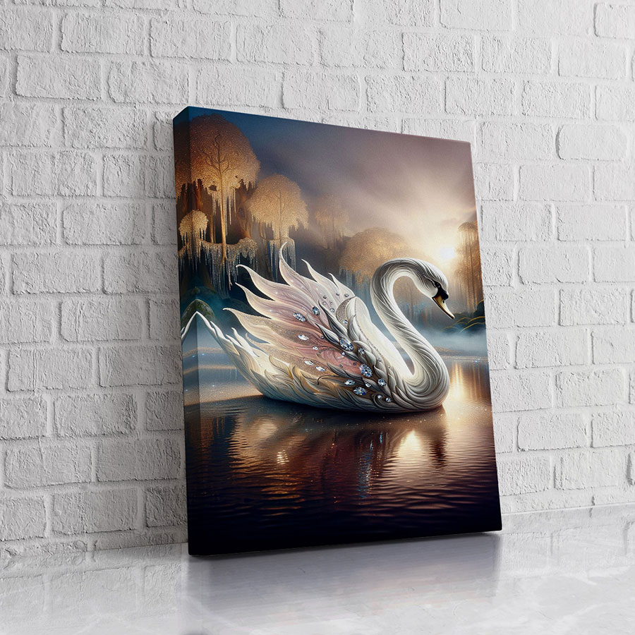 Cisne Amanecer Dorado