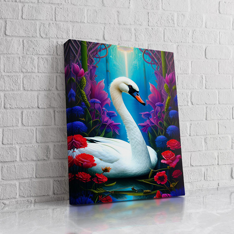 Cisne Jardín Fantasía
