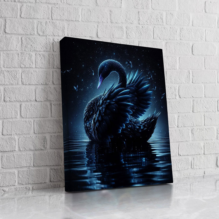 Cisne Luna Azul